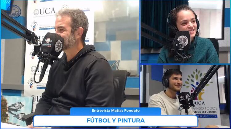 “El fútbol me ayudó en todo para ser artista plástico”