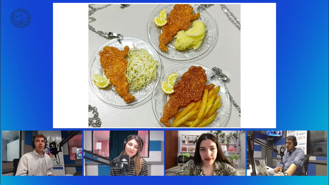 Aros de milanesa: un mix entre gastronomía y joyería 