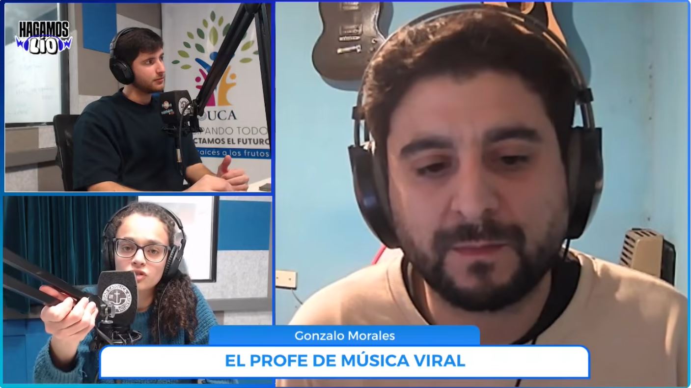 Gonzalo Morales, el profe de música viral
