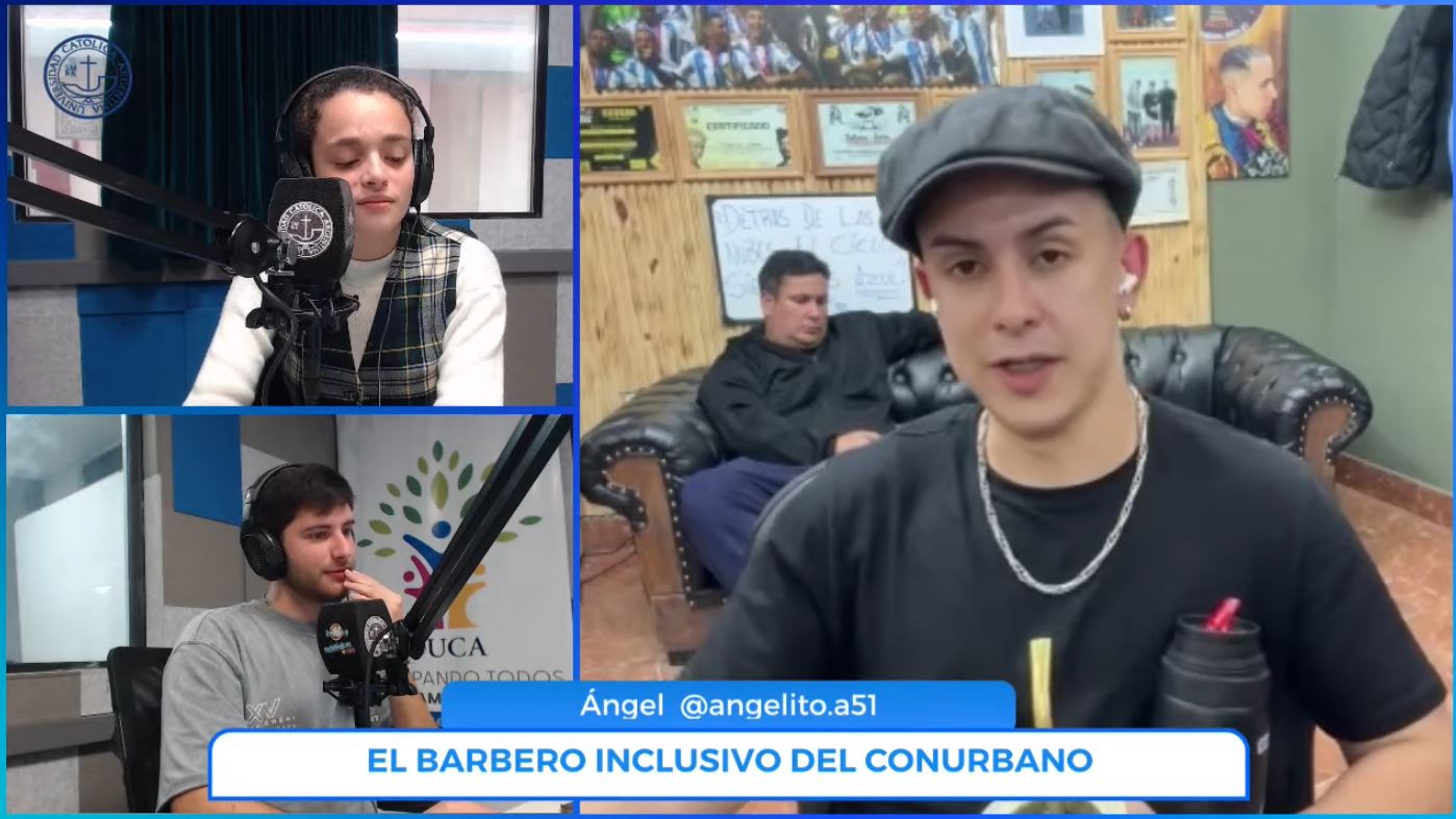 Angelito, el barbero inclusivo