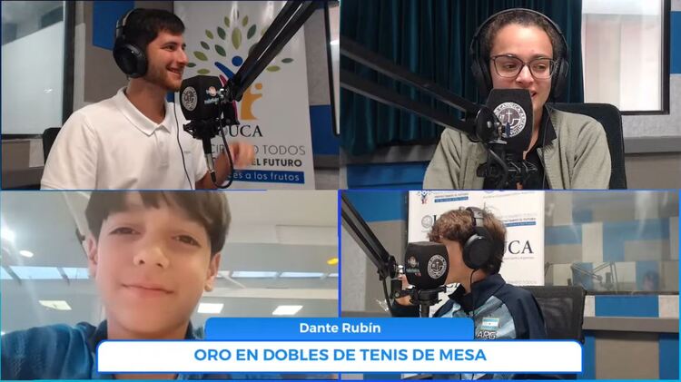 Julián Alto y Dante Rubín. campeones del mundo en tenis de mesa