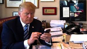 Donald Trump mand un mensaje a todos los celulares estadounidenses