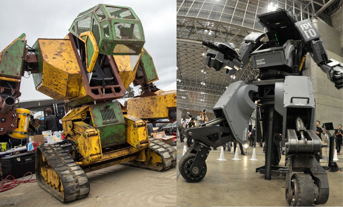 Primer combate de robots gigantes