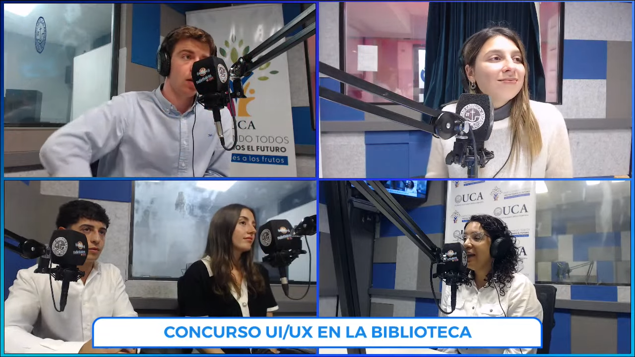 Ganadores del concurso UX/UI de Bibliotecas UCA