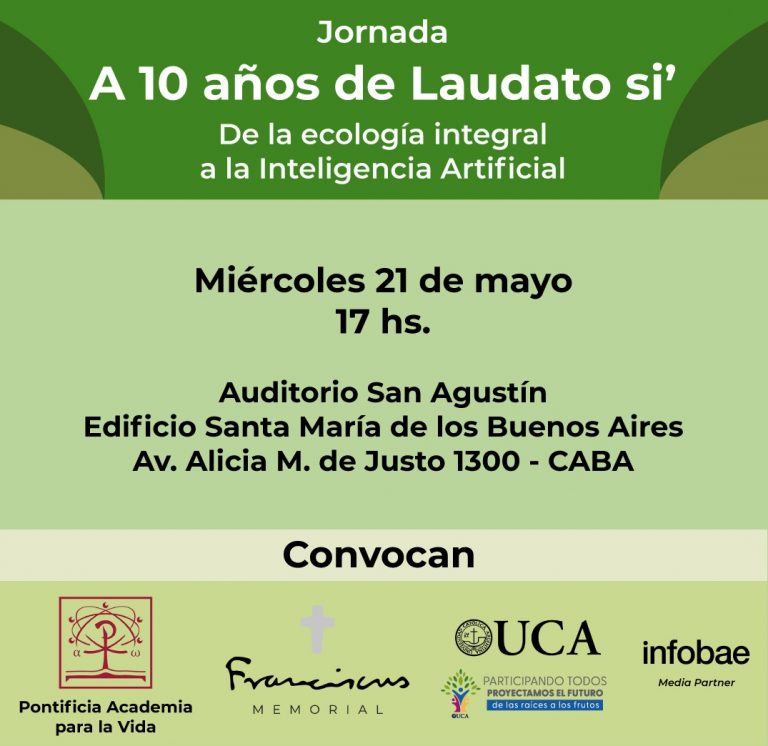 Jornada “A 10 años de Laudato si': De la ecología a la Inteligencia Artificial”