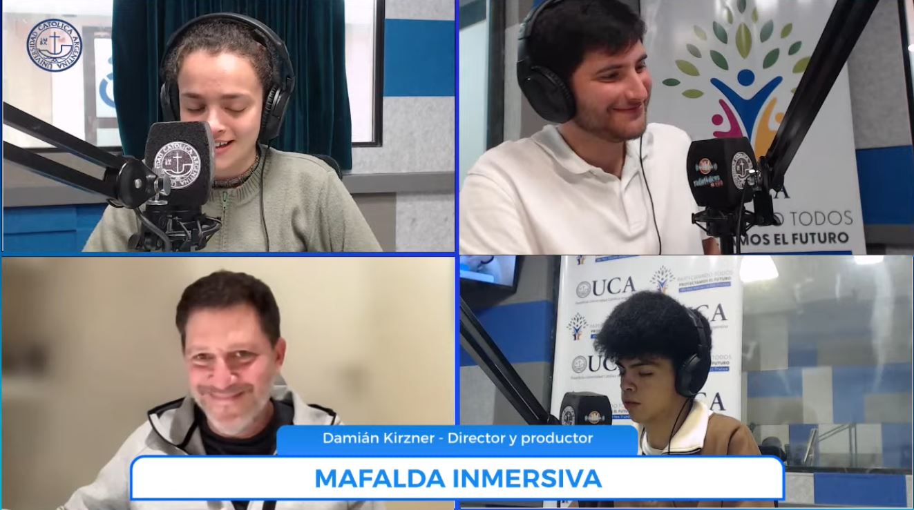 Damián Kirzner, el creador de Mafalda Inmersiva