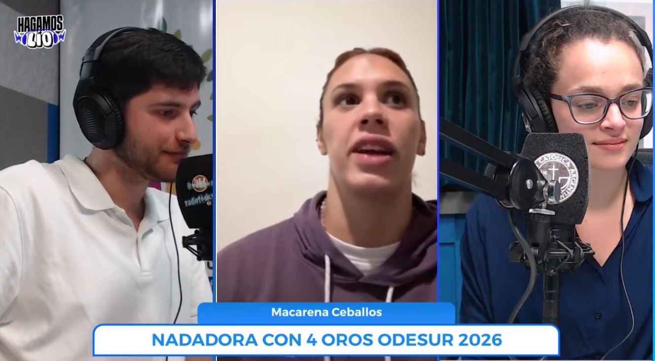 Macarena Ceballos, la nadadora de oro en los Suramericanos