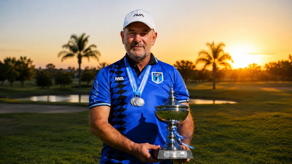 Sergio Toth, campeón del mundo de footgolf