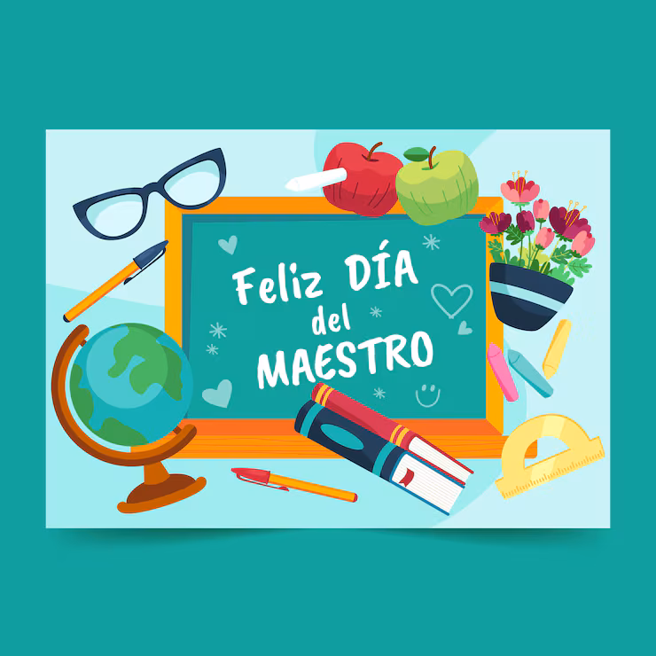 ¡Feliz día del maestro!
