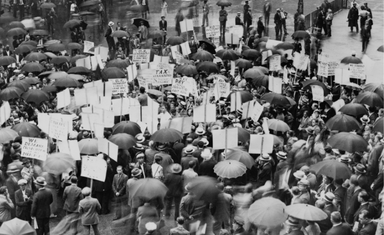La crisis del 29 de Wall Street y la Gran Depresión