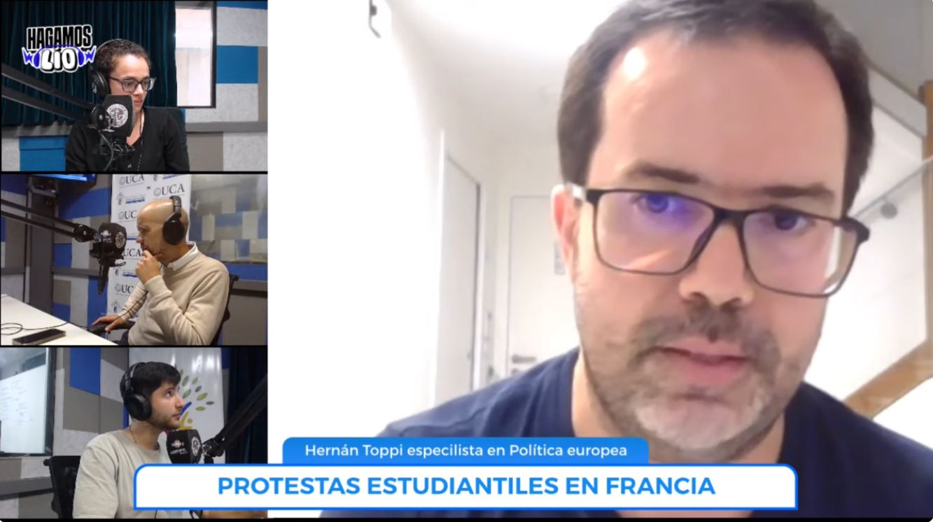 Protestas estudiantiles en Francia