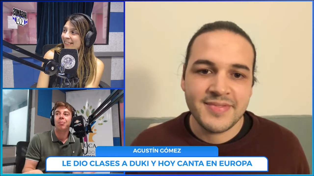 El tenor que dio clases de canto a Duki