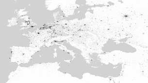 Presentaron un mapa HD de los asentamientos humanos del planeta