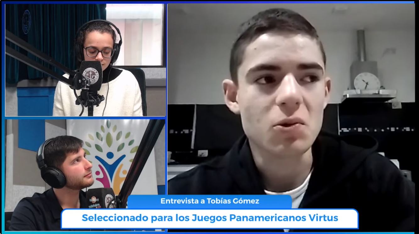 Tobías Gómez, el joven seleccionado para los Juegos Panamericanos Virtus