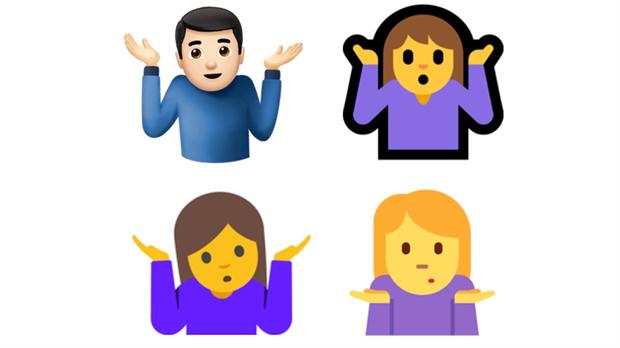 El emoji de los hombros encogidos aparece en la beta de iOS 10.2.