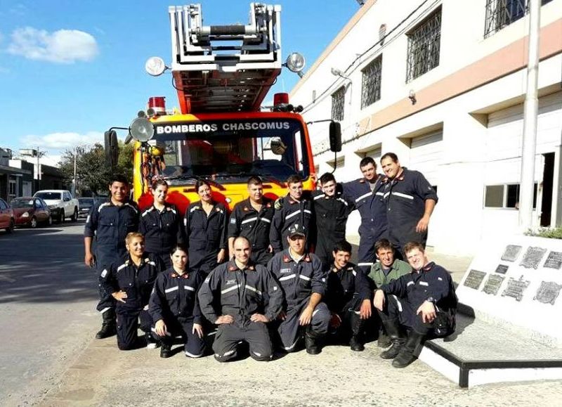 Capacitación especial para bomberos en Chascomús